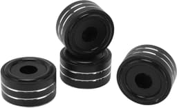 4 Sets Speaker Isolatie Voeten Pads, Aluminium Luidspreker Isolatie Voeten Pads Verminderen Trillingen voor Versterker Draaitafel DAC Recorder CD (zwart) — thumbnail 1