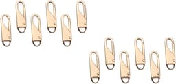 Operitacx 12stuks Afneembare Zipper Pullers Van Duurzame Zipperkoppen Voor Kleding Rugzakken Bagage Eenvoudig Te Installeren Geschikt Voor Diverse Zippers — thumbnail 1