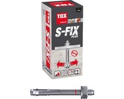 Boutenanker - Bevestigingsanker - Beton Bevestigen - Voor ongescheurd beton - M16 x 170 mm - Verzinkt