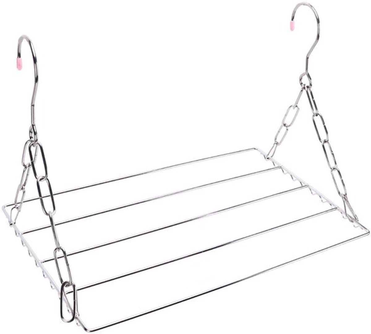 Vt Goods - Droogrek - Inklapbare Sokkenhanger - Roestvrij Staal 40 cm — afbeelding 1