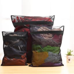 Set van 6 wasnetten voor delicate kleding, duurzame waszakken, ideaal voor de wasmachine en bescherming van kleding. — thumbnail 4