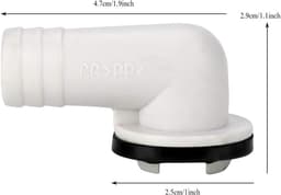 Afvoerslang Connector - Afvoer Elleboog - Airco Water Afvoer - Universele Toepassing - 19mm Diameter — thumbnail 5
