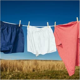Waslijn Outdoor - Draagbaar Droogrek - Kleding Drogen - Stevig Gevlochten Touw - 1 Meter - Wit — thumbnail 2