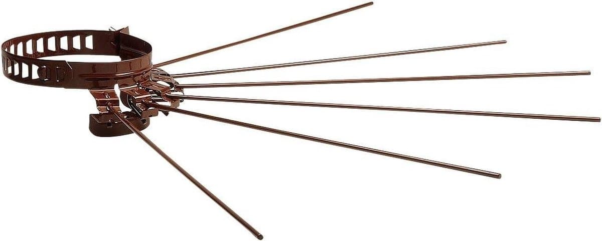 Droogmolen - Droogrek - Kleding drogen - Verstelbaar - 8 cm - Bruin — afbeelding 1