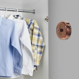 Uittrekbare Waslijn - Drooglijn Campinglijn - Kleding Drogen - Weerbestendig Staal - 1 Meter - Roségoud — thumbnail 3