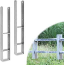 H-paalanker - Paaldrager Grondanker - Houtbouw Projecten - Stabiele Constructie - 600 mm Lengte - Metaal — thumbnail 1