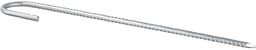 Dailygoods- Grondanker Verzinkt Staal - 8 Stuks - J-vormige Haringen - Tuinharingen - Camping - Outdoor Activiteiten - Geschikt voor Diverse Bodems - Tentharing — thumbnail 3