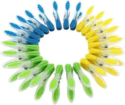 Kledingknijpers Set - Wasknijpers Zacht - Kleding Drogen - Zachte Grip - 24 Stuks - Multicolor — thumbnail 1