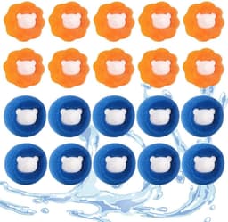 Dailygoods- Opvangballen 20 Stuks - Herbruikbare Wasballen - Dierenharen Verzamelen - Zachte Spons - Ruimtebesparend - Eenvoudig in Gebruik — thumbnail 1