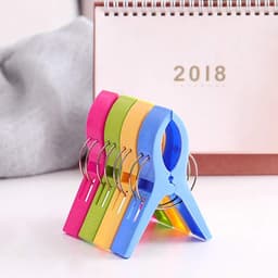 Dailygoods - Grote Wasknijpers - Handdoekklemmen - Windvast en lichtgewicht - 16 Stuks - Ideaal voor Strandhanddoeken - Antislip Ontwerp voor Eenvoudi... — thumbnail 3