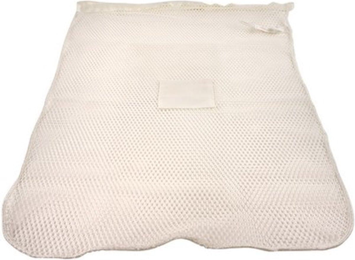 Premium wasnet 60x90 cm - Met knoopsluiting - Wit — afbeelding 1