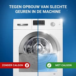 Calgon 3 in 1 Power Gel Wasmachine Reiniger en Anti kalk - 6 x 750 ml - Voordeelverpakking — thumbnail 2
