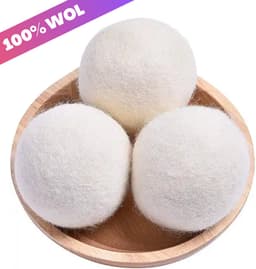 BathQueen XXL drogerballen - Wasdrogerballen - Wasballen - Beige - 6 stuks — thumbnail 4