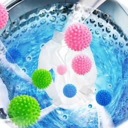 Piro - Droger Bal - Herbruikbare Wasdroger Bol - Snellere Droogtijd - Wasbol - Blauw — thumbnail 4