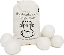 Wasbollen - Drogerballen - 6 stuks - Energiebesparende Producten - Sneller Droge Was - Ø 7cm — thumbnail 1