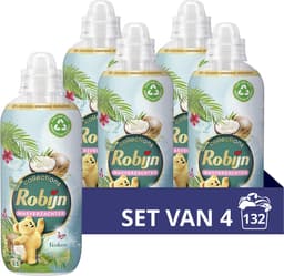 Robijn Collections Kokos Wasverzachter - 4 x 33 wasbeurten - Voordeelverpakking — thumbnail 1
