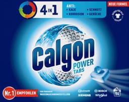 Calgon - 4-in-1 - PowerTabs - Wasmachinereiniger en Antikalk - 94 stuks — thumbnail 3