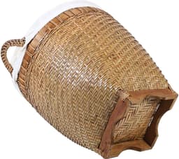 Rotan wasmand Lea met handvat — thumbnail 1
