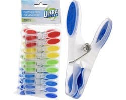 Wasknijpers Plastic 20 stuks - Set - Wasgoedknijpers - Knijpers voor Wasrek - Laundry