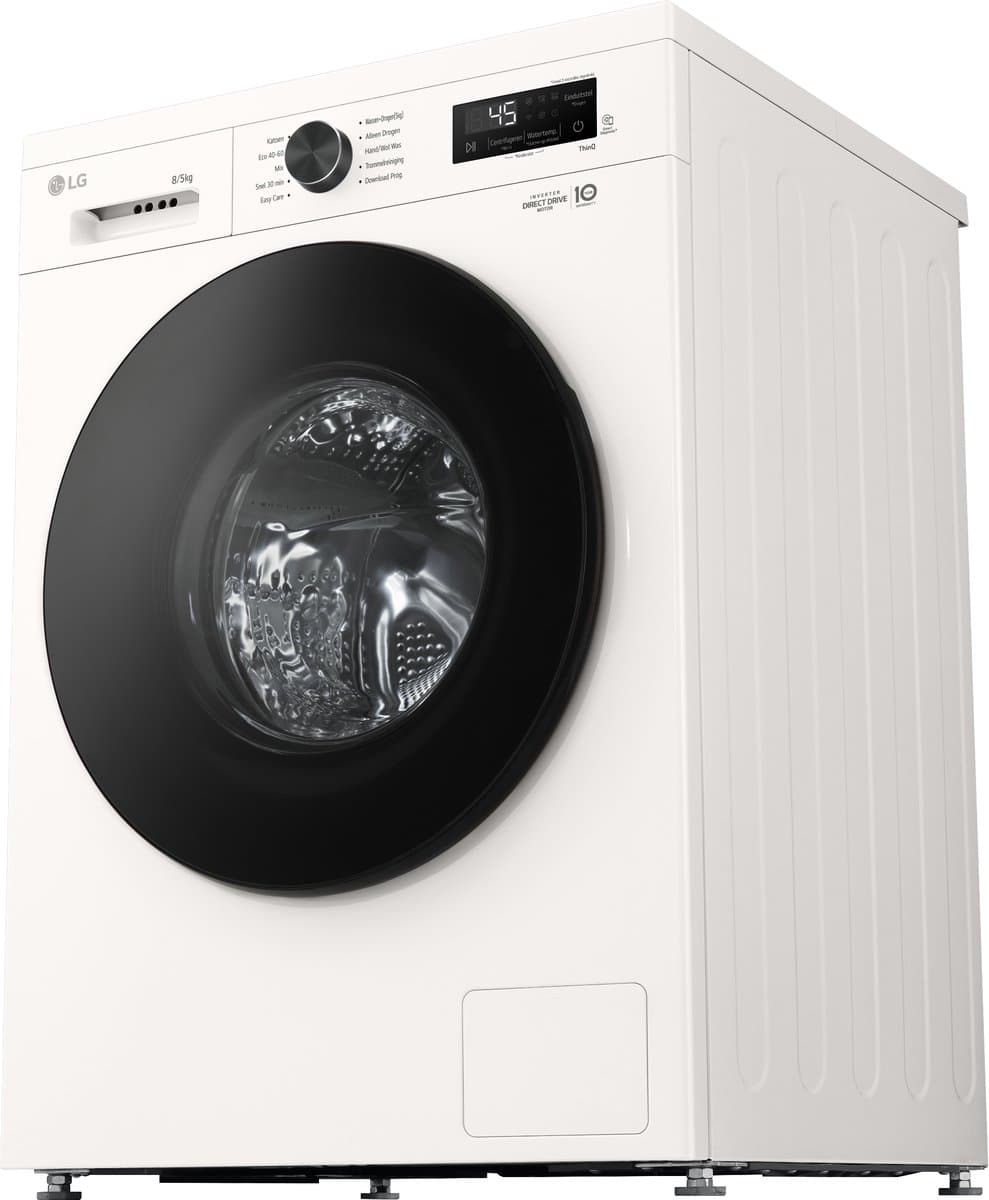 LG W4X1085NWB - Energie label E - Steam™- 6 Motion DD - 8 kg + 5 kg Was-droogcombinatie — afbeelding 1