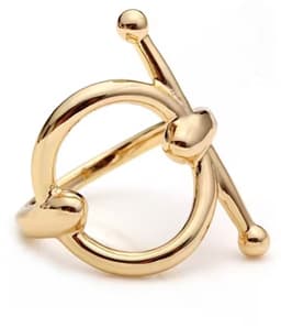 Sjaalklem - Sjaal Klem - Sjaal Ring - Ring - Klem - Sjaal - Rondje - Goud kleurig — thumbnail 1