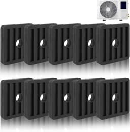 Set van 12 Trillingsdempers Rubber voor Airconditioning en Warmtepomp Montage — thumbnail 1