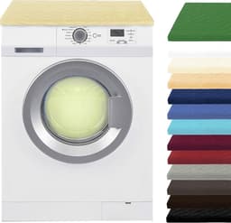 Wasmachine beschermer - Droogtrommel mat - Apparaat stabiliseren - Vochtwerend materiaal - 60x60x5 cm - Beige — thumbnail 3