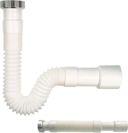 Flexibele Sifon Verlengstuk 1 1/2 inch voor Keukenafvoer en Apparaat - Uittrekbaar Ø40/50 mm — thumbnail 1