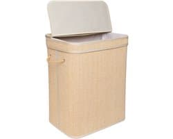 Wasmand - 90 liter - opvouwbaar - bamboe — afbeelding 1