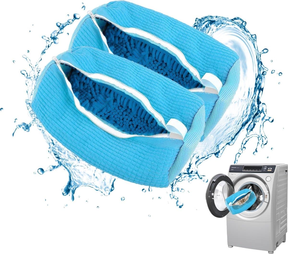 Herbruikbare Waszak voor Schoenen - Wasnet voor Wasmachine - Sneakers Wassen — afbeelding 1