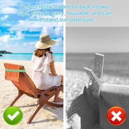Allecto Plus - Handige 20 stuks Handdoekklemmen voor Strandstoelen | Elastische Handdoekklemmen voor Strandlakens | Zomer Strandbenodigdheden - 10 Verschillende Stijlen — thumbnail 4
