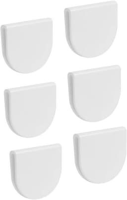 Allecto Plus - 6 stuks zelfklevende clips voor douchegordijn | Protect Stop clips | spatbescherming en winddicht | Badkameraccessoires — thumbnail 1