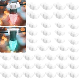 Allecto Plus - 50 stuks Magnetische Kerstverlichting Clips voor Buiten - Sterke Magnetische Clips voor C9 Fittingen - Kerstverlichting Haken voor Gootverlichting - Geschikt voor Buiten Stringlights — thumbnail 1