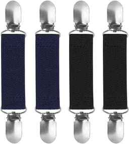 Wasknijpers - 4 Stuks Trui Clips - Elastisch, sweater, cardigan, clips, handschoenen, clips, wanten - Clips voor kinderen, peuters en volwassenen — thumbnail 1