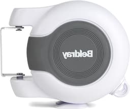 Uitklapbare waslijn voor binnen- en buiten gebruik - Dubbele waslijn met flexibele draaibare wandbevestiging, ideaal voor badkamer, camping, tuin en reizen (26 m) — thumbnail 1