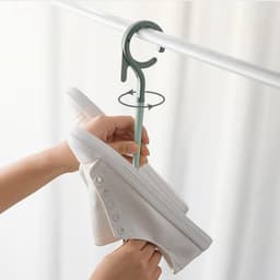Schoenen Droogrek - Droogrek - Schoen Haak - Schoenenhanger - Schoenen Hanger Droogrek - Schoen Haak - Droog Schoenen Opbergrek - Wasrek - Wasrekken - Droogrekken - Kledinghanger - Wassen / Schoen Drogen - 2 Stuks — thumbnail 4