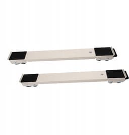 2 x Koelkast Trommel Wasmachine Onderstel - Verstelbare Mobiele Standaard - Meubeltransport Rolgeleiders - Koolstofstaal - Met 12 Wielen - Vergrendelbare Remmen — thumbnail 2