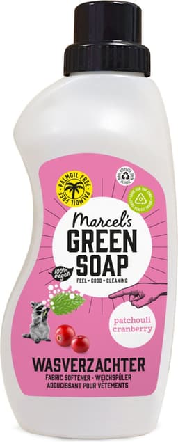 Marcel's Green Soap Wasverzachter - Patchouli & Cranberry - 6 x 750ml - 180 wasbeurten — thumbnail 3