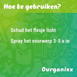 Ourganixx Sports spray - 100 ml - Verwijdert direct geurtjes uit sportkleding — thumbnail 4
