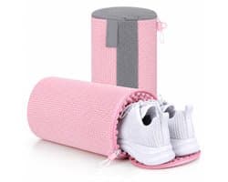 Schoenwaszak - 2 Stuks- Waszak voor schoenen - Herbruikbaar - Wasmachine&Droger - voor Sneakers en Tennisschoenen - Pink