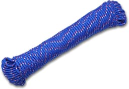 Waslijn, 20 meter, sterk en vuilafstotend propyleentouw, robuust en duurzaam voor buiten en binnen, ideaal voor tuin, camping en thuis (blauw) — thumbnail 4