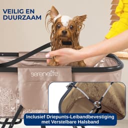 Hondenbad Opvouwbaar – Verhoogde Hondenbadkuip – Hoogte Verstelbaar – Afvoerslang – Tot 59 kg — thumbnail 3