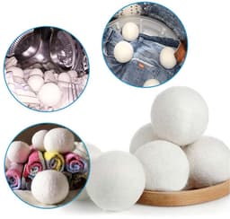Drogerballen, drogerballen van natuurlijke wol, drogerballen voor de wasdroger, set van 12, droogballen van 100% pure - ShopVlot — thumbnail 4