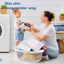 Kaiyaya - waszakken set 6 stuks - beschermt kleding en voorkomt slijtage - fijnmazig mesh met rits - voor wasmachine, BH en lingerie - meerkleurig en zwart — thumbnail 2