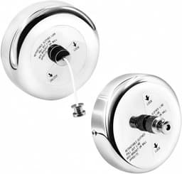 2PACK Intrekbare Waslijn SUS304 Waslijn Wasdroger met Verstelbare Touw String Hotel Stijl Wandmontage 2.8M/9.2Ft — thumbnail 1