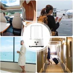 Reis wasmachine, draagbare snoerloze kleding wasmachine, 06 x 6,3 inch diep reinigend apparaat met langdurige batterij voor sokken, babykleding ondergoed en onderbroeken — thumbnail 4