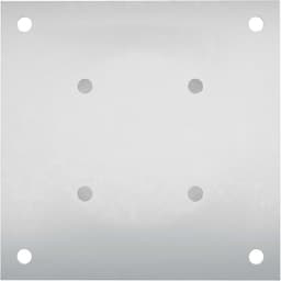 Set van 12 grondankers, rond, 18 x 18 x 15 cm, van verzinkt metaal, robuuste grondankers voor open haard, vuurschaal en tuinbouw — thumbnail 2