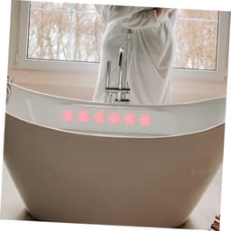 1Set Sneeuwvlok Antislip Badkuipstickers Zelfklevend Inclusief Schraper Badkamer Voorkomt Uitglijden Gladde Oppervlakken — thumbnail 2
