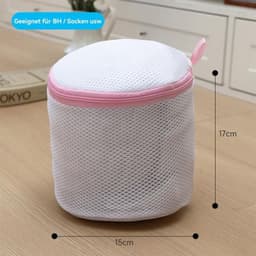 Waszakken & wasnetten,Goede set waszakken, geschikt voor de wasmachine, 3-delige herbruikbare waszakken van mesh. — thumbnail 2