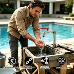 2 Waterkranen 1/2 inch, voor tuin, wasmachine en regenton — thumbnail 4